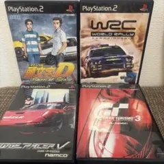 【動作確認済】PS2頭文字D Special Stage / WRC他4本セット
