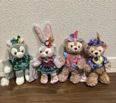 ダッフィー　シェリーメイ　ぬいぐるみバッジ　ディズニー