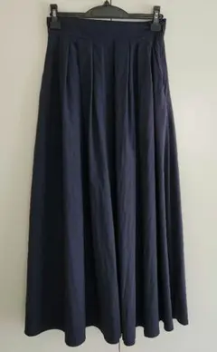 【グリーンレーベルリラクシング】撥水ロングスカート