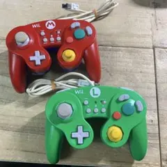 Wiiクラシックコントローラー PRO 任天堂 WiiU ルイージ マリオ