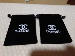 CHANEL 　ショップ袋　ミニ巾着　 2個セット