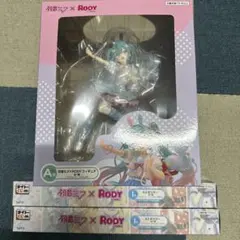 タイトーくじ 初音ミク×RODY A賞 初音ミクフィギュア　Ｉ賞A3ポスター2種