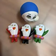 イルカのイルカくん　フィギュア3体＋ボール