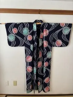 本日限定価格✨浴衣　注染　手縫い　XS〜Sサイズ 裄62.5 身丈144.5のサムネイル