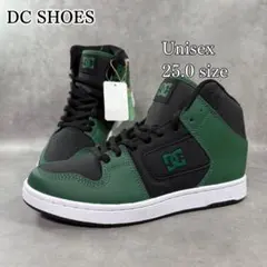 新品 DC SHOES マンテカ 4 ハイカット 黒緑スニーカー ユニセックスのサムネイル