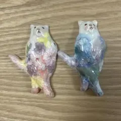 m*y様 作家　陶芸作家　野村晃子　ねこと花　飾り皿　銘々皿　ゆずりは工房好き ゆずりは 陶芸作家 野村晃子 皿 小皿 中サイズ 猫の焼き物 瀬戸焼 陶器