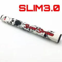 スーパーストローク パターグリップ スカル柄 レッド SLIM3.0
