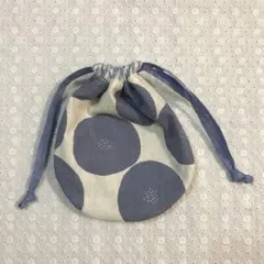 トモタケあんぱんの生地で作ったまんまる巾着　ハンドメイド