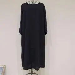 lat ブラック ロングワンピース 48
