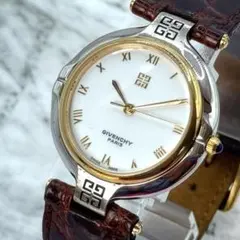 新品電池】 GIVENCHY ゴールド コンビ スクエア タンク 腕時計 - メルカリ