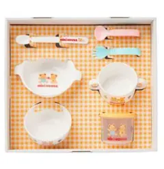 ミキハウス　ベビー食器セット　出産祝い　テーブルウェアセット