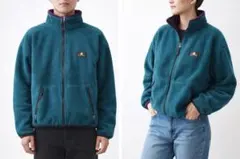 SIERRA DESIGNS フリースジャケット USA製 ティール×パープル