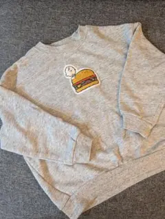 スヌーピー　トレーナー　110 ハンバーガー チャーリー