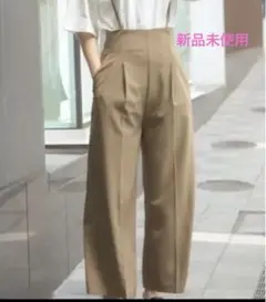 mysty woman ハイウエストサス付きパンツ