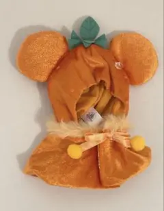 ディズニー ユニベア シークレット コスチューム ポンチョ フルーツ オレンジ