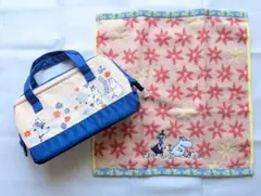 ムーミン　保冷ランチバッグ　タオルハンカチ　新品・未使用セットのサムネイル