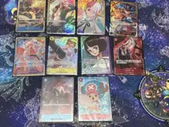 ワンピースカード　パラレル　ミホーク　チョッパー　ルフィ　ウタ　クザン　カイドウ
