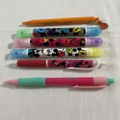 東京ディズニーリゾート　ボールペン　シャーペン　まとめ売り　平成レトロ　蛍光ペン