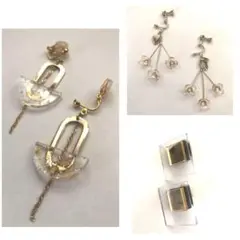【未使用】イヤリング3点セット
