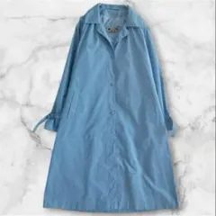 WINDY WEATHER ロングコート スプリングコート フレア M ブルー