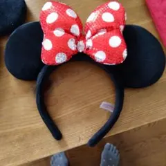 ディズニー ミニー カチューシャ スパンコールのサムネイル
