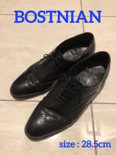 BOSTNIAN ボストニアン　黒 レザー ドレスシューズ
