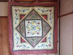 【ハンドメイド】パッチワークキルト マルチカバー　約175×245cm ハンドメイド】パッチワークキルト マルチカバー 約175×245cm - メルカリ