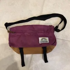 Coleman ショルダーバッグ 紫・茶色のサムネイル