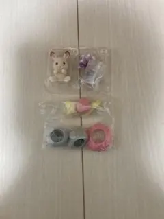 シルバニア　赤ちゃん妖精の森のなかまたちシリーズ　ショコラうさぎの赤ちゃん&小物