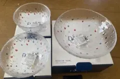 新品未使用ダンスク バブルコンフェティ フルーツミニボウル ぺアミディアムボウルのサムネイル