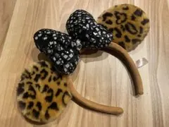 ディズニー ミニー ヒョウ柄 カチューシャ ギャル 廃盤 プレミア　レア