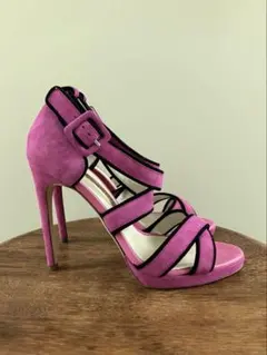 【Rupert Sanderson】 PINK ハイヒール オープントゥのサムネイル