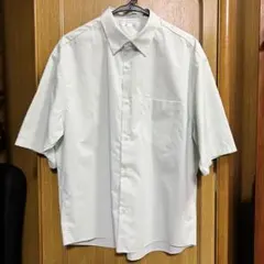 【美品】GU ブロードオーバーサイズシャツ(5分袖)