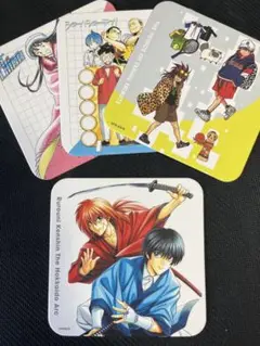 ジャンプSQ. ジャンプフェスタ アートコースター るろうに剣心 +おまけ4点