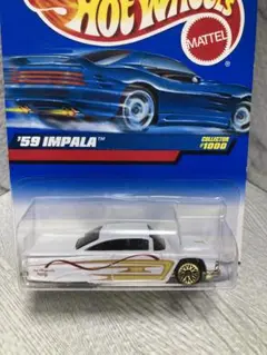 520‼️'59 IMPALA ホワイト ミニカー Hot Wheels