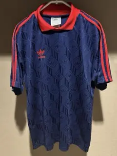 極美品 80s 90s adidas 襟付き ゲームシャツ Mサイズ USA製