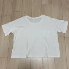 ネストローブ nest robe 半袖Tシャツ カットソー　ホワイト　胸ポケットのサムネイル
