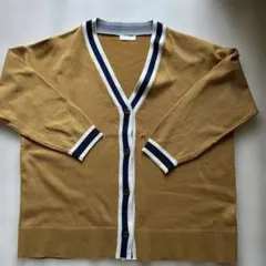 earth music&ecology ブラウン Vネックカーディガン