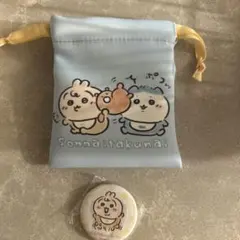 ちいかわベイビー ミニ巾着とバッジ