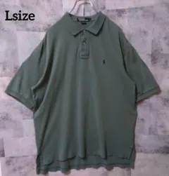 Polo By Ralph Lauren Lsize 半袖ポロシャツ 刺繍ロゴのサムネイル