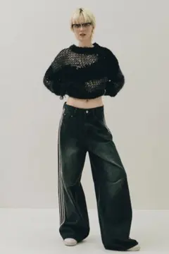 THE TOE】Ios Speckled Denim Pants - メルカリ