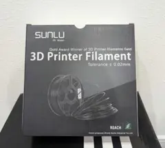 SUNLU 3Dプリンタ フィラメント PLAプラス グレーブラック