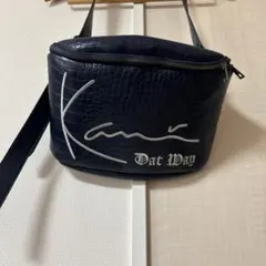 karl kani クロコダイル型押し フェイクレザー　ボディバッグ