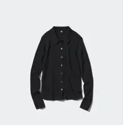 メリノリブポロカーディガン カーディガン