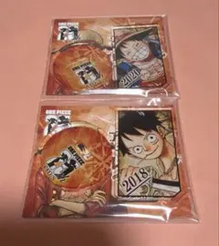 원피스 アクリルスタンド ルフィ 2018 2020 2点セット
