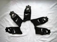 NIKE ソックス 5足セット メンズ ブラック