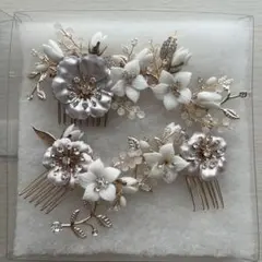 Bliss ウェディングヘッドドレス 3個セット