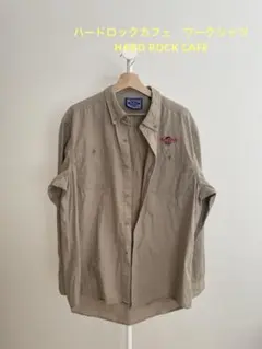 ハードロックカフェ　ワークシャツ　HARD ROCK CAFE 企業物のサムネイル