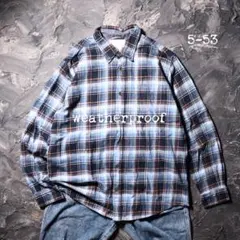 weatherproof ネルシャツ チェック　コットン