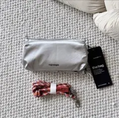 【新品】Topologie トポロジー ボトルサコッシュ シルバー ストラップ付